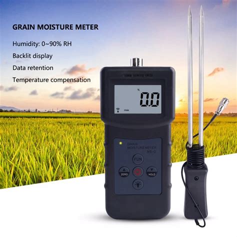 moisture meter for soybeans|best portable grain moisture tester.